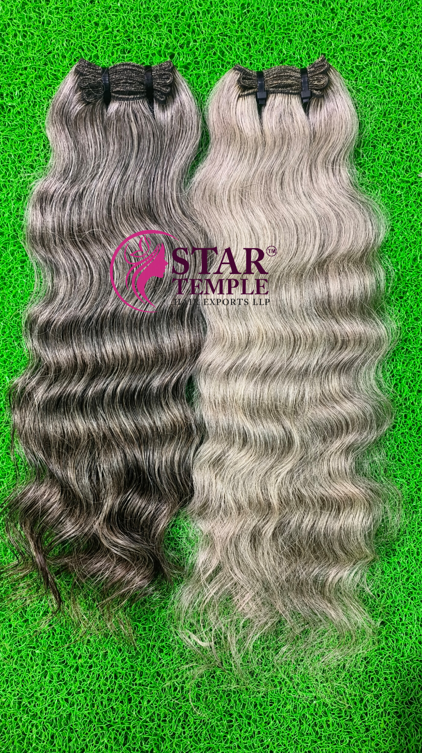 Natural Weft Gray Hair