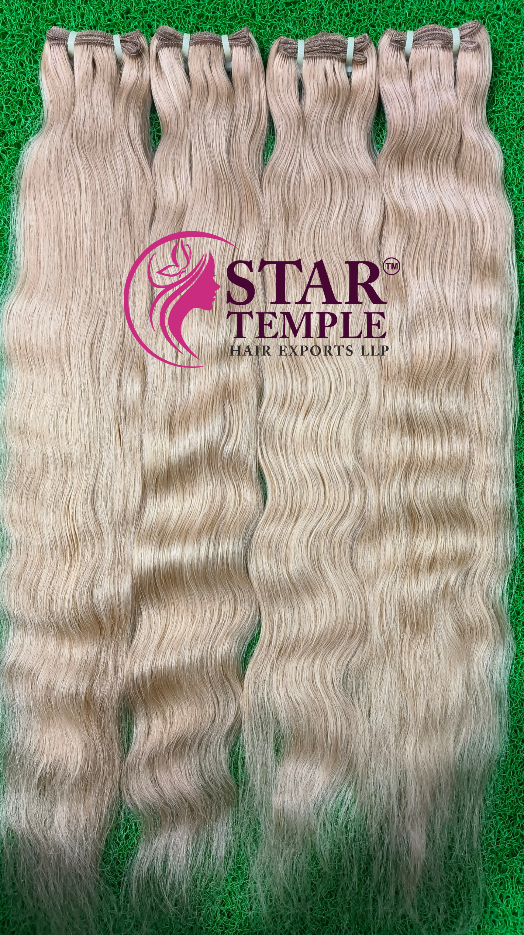 BLONDE 613 WEFT HAIR