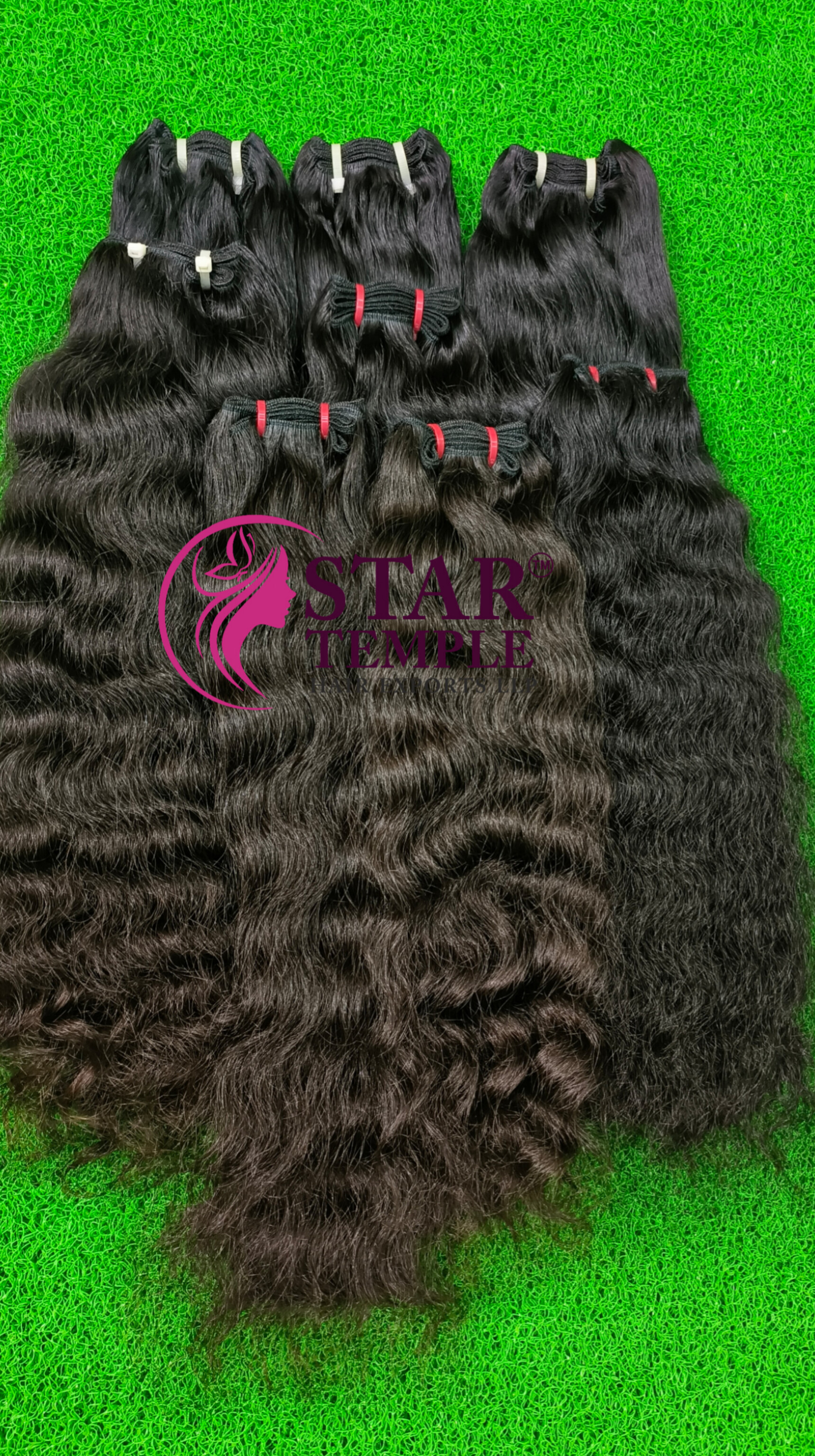 Natural Curly Weft Hair